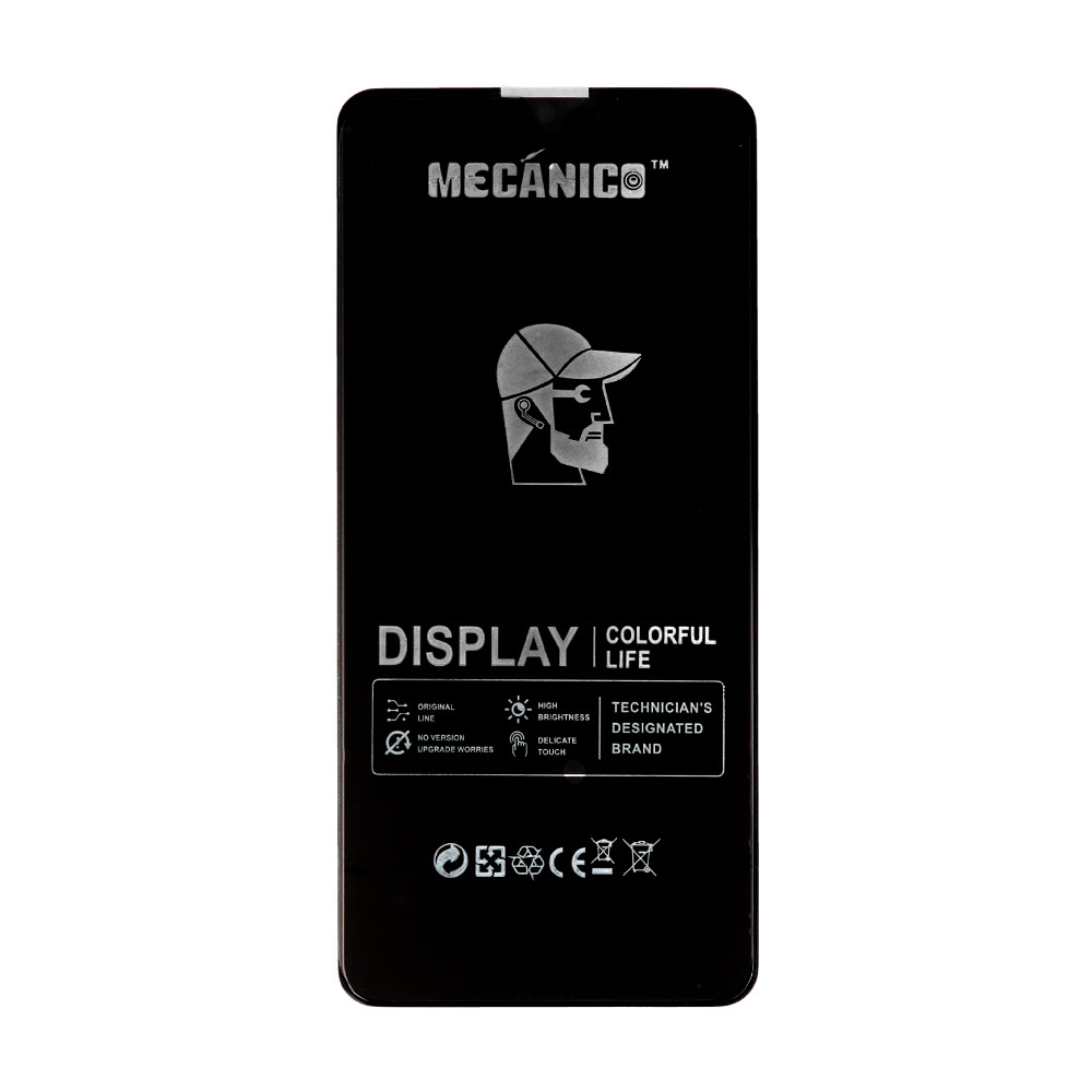 Mecanico LCD Näyttö T2O Samsung Galaxy A32 4G:lle musta kehyksellä