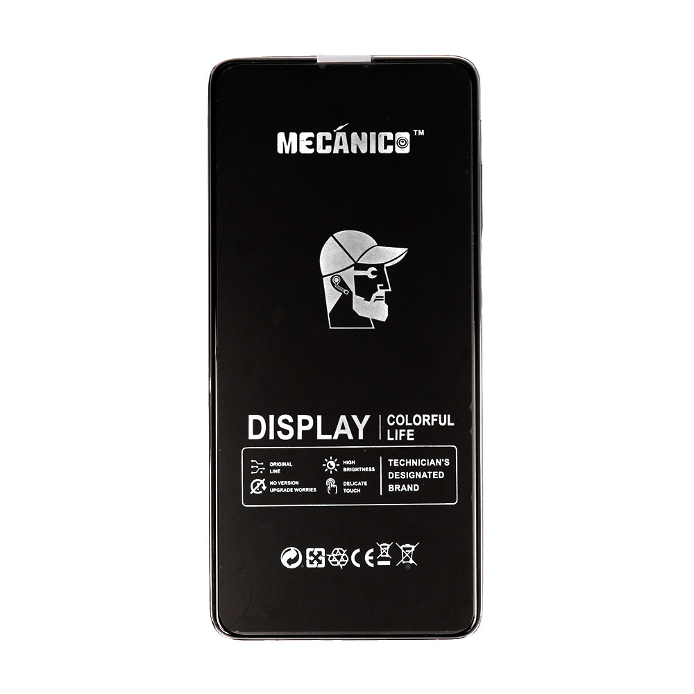 Mecanico LCD Näyttö T2O Samsung Galaxy A72 4G:lle musta kehyksellä
