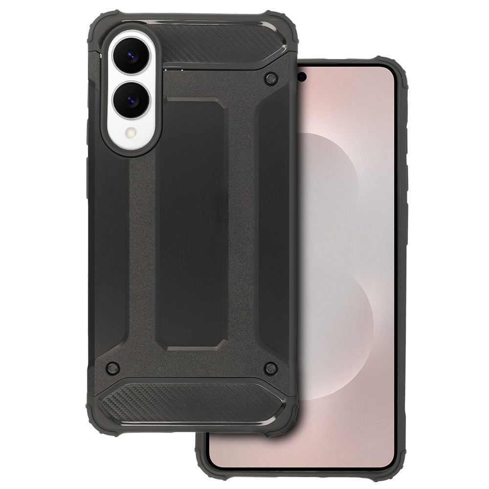 Armor Carbon Suojakuori Samsung Galaxy S25 Edge:lle musta