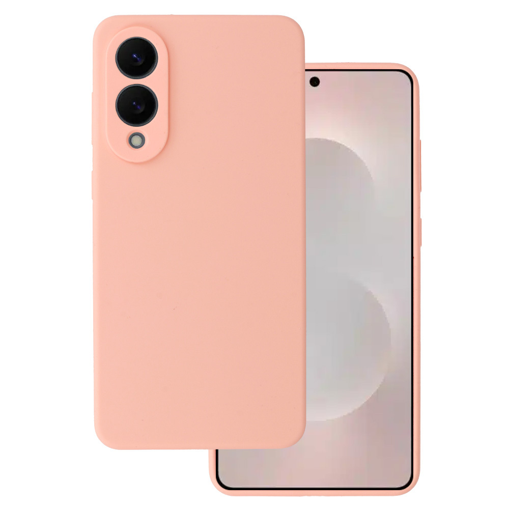 Silicone Lite Suojakuori Samsung Galaxy S25 Edge:lle persikka