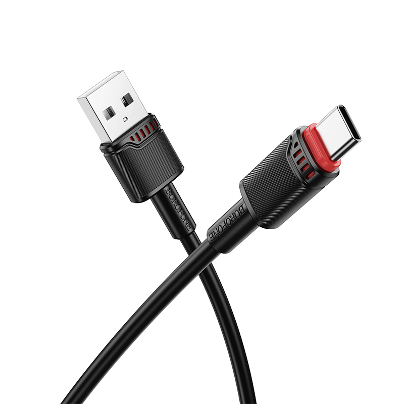 Borofone kaapeli BX110 Beneficio - USB - Type C - 2,4A 1 metri musta