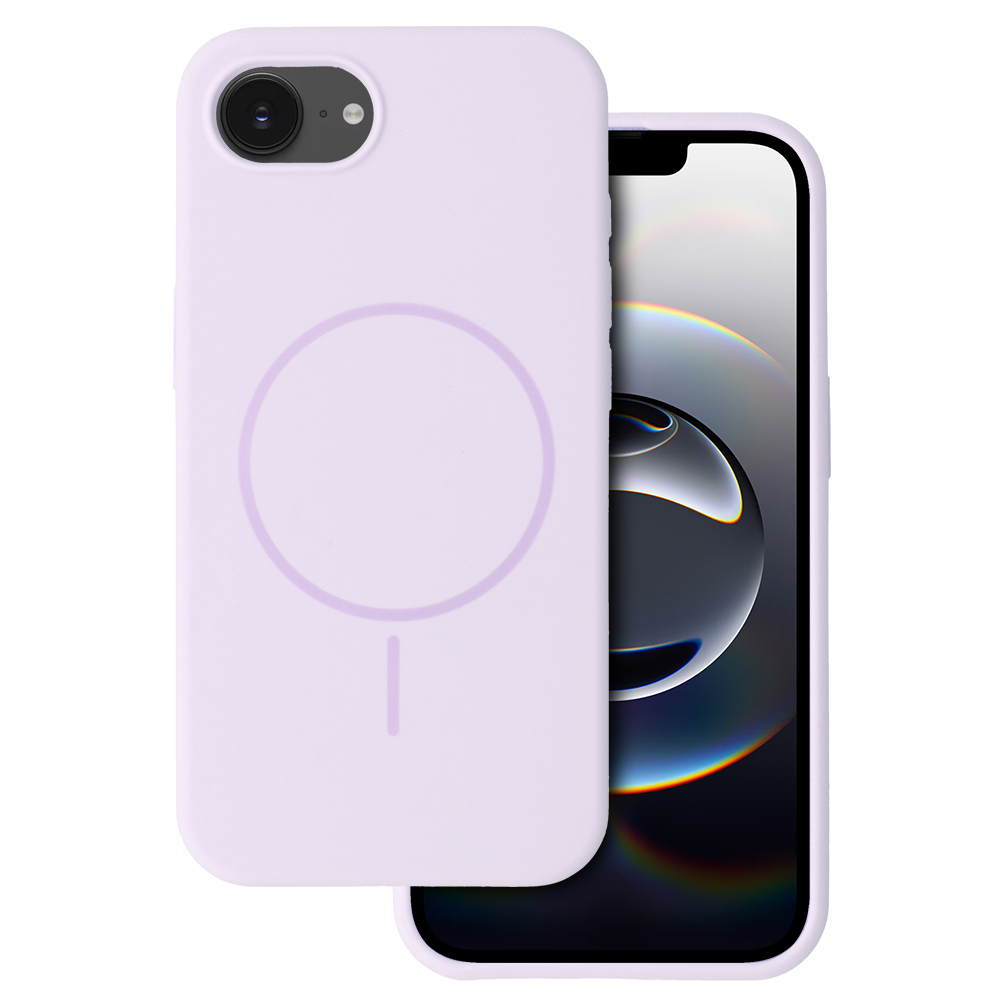 MagSafe Slim silikonisuojakuori iPhone 16e:lle violetti