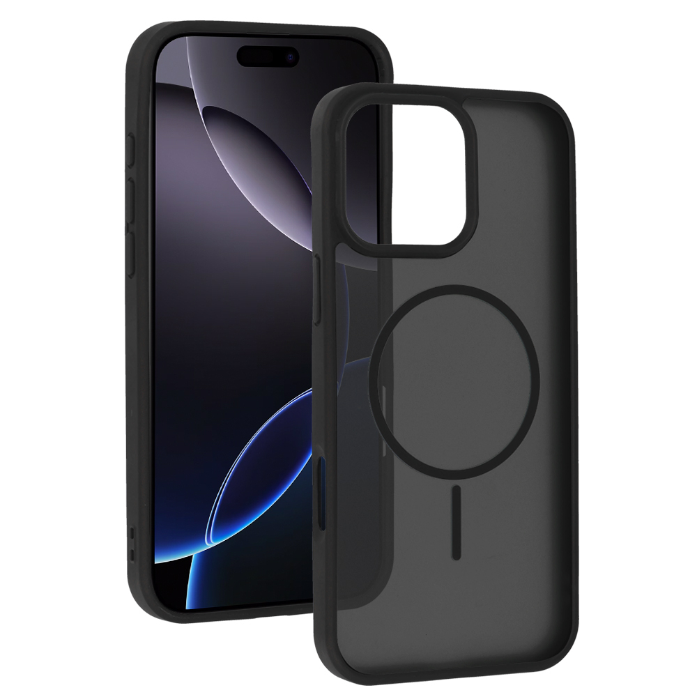 Magmat Slim Suojakuori iPhone 16 Pro Max:lle musta