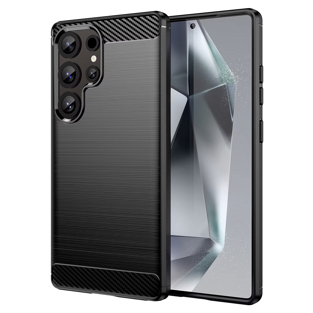 Carbon Suojakuori Samsung Galaxy S23 Ultra:lle musta