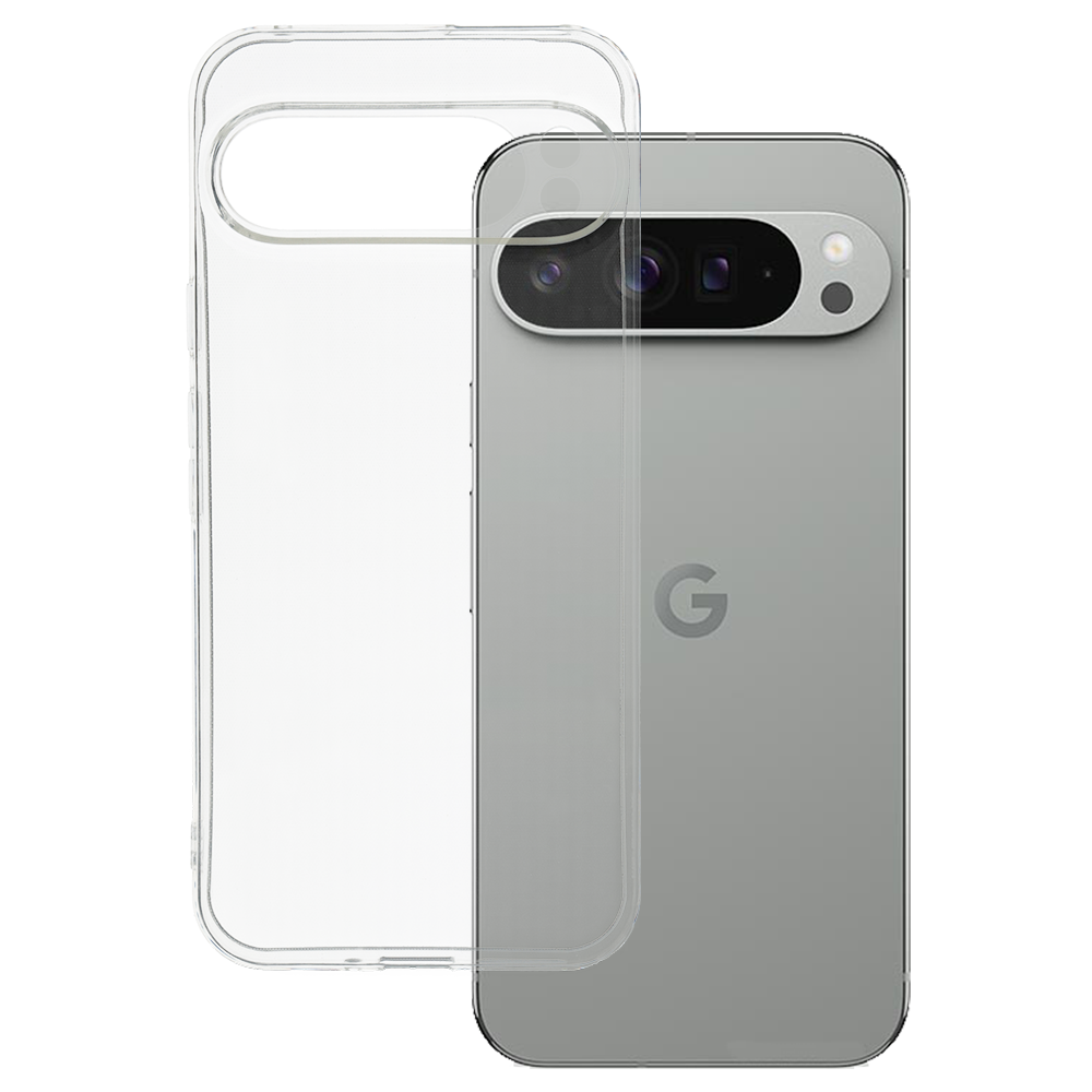 Ultra Clear 1mm Suojakuori Google Pixel 9 Pro XL:lle läpinäkyvä