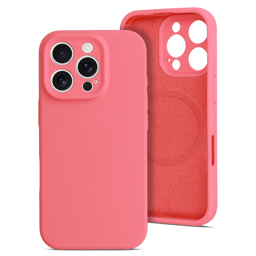 MagColor Pure Suojakuori iPhone 16 Pro:lle punainen