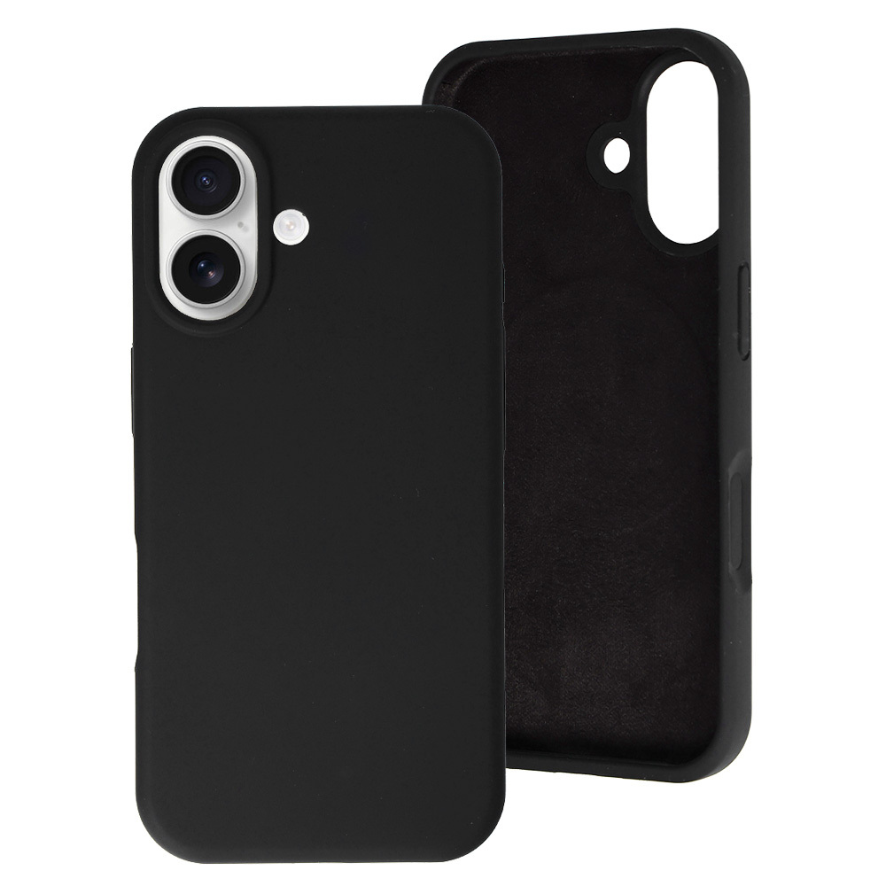 MagColor Pure suojakuori iPhone 17 (m) - musta