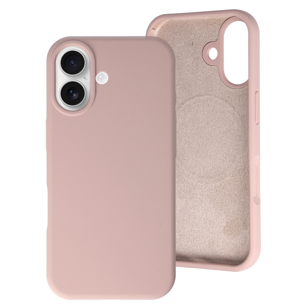 MagColor Pure Suojakuori iPhone 17:lle puuteriinen vaaleanpunainen