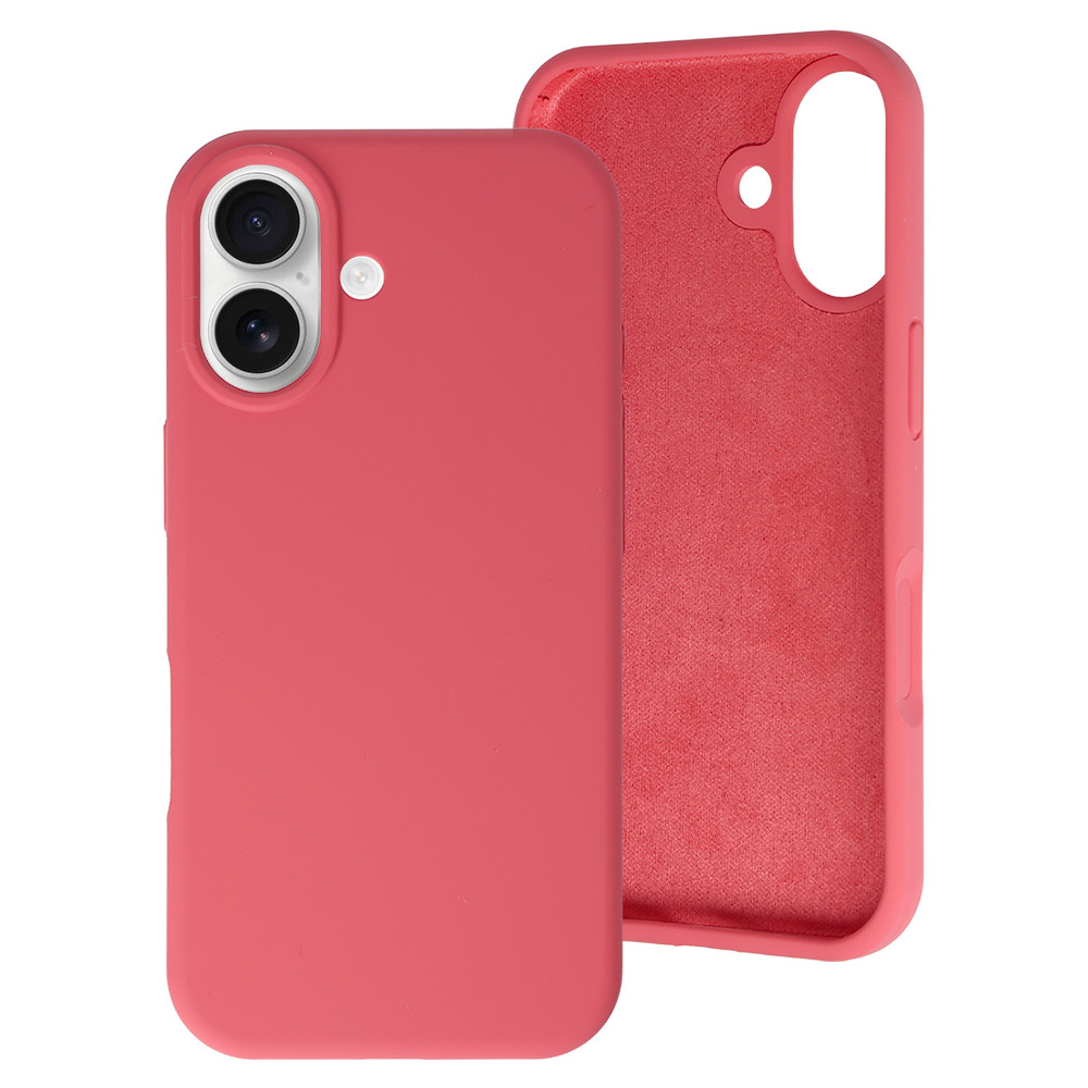 MagColor Pure Suojakuori iPhone 17:lle punainen