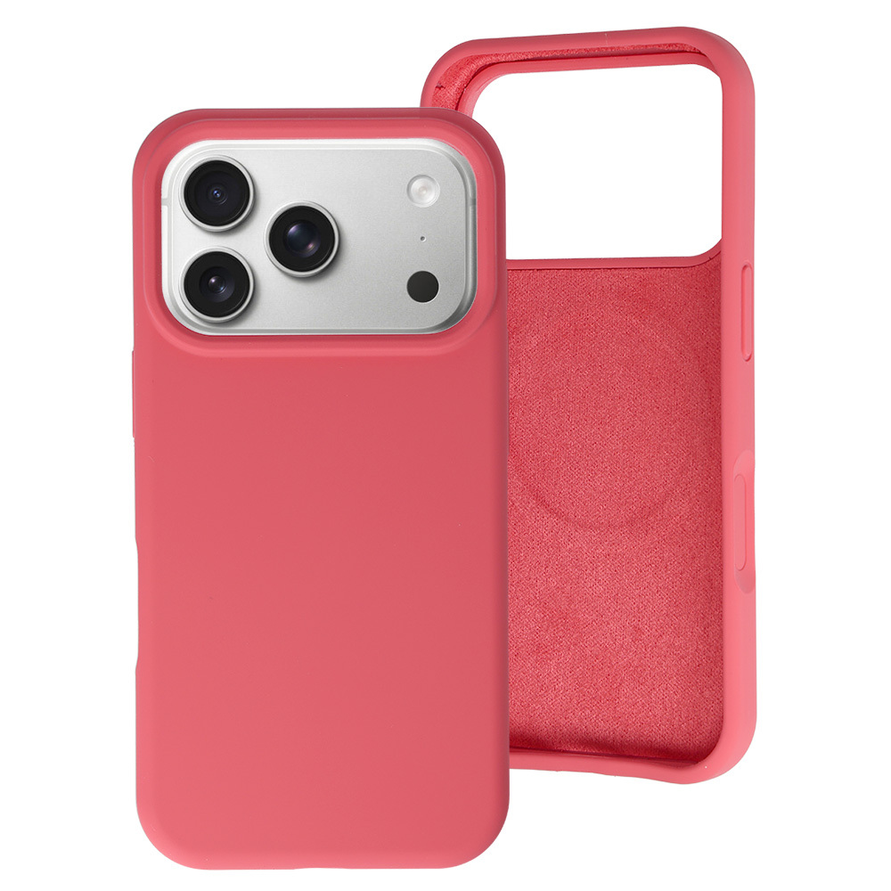 MagColor Pure Suojakuori iPhone 17 Pro:lle punainen