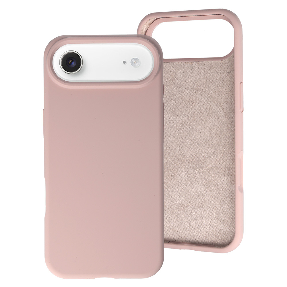 MagColor Pure Suojakuori iPhone 17 Air:lle puuteriinen vaaleanpunainen