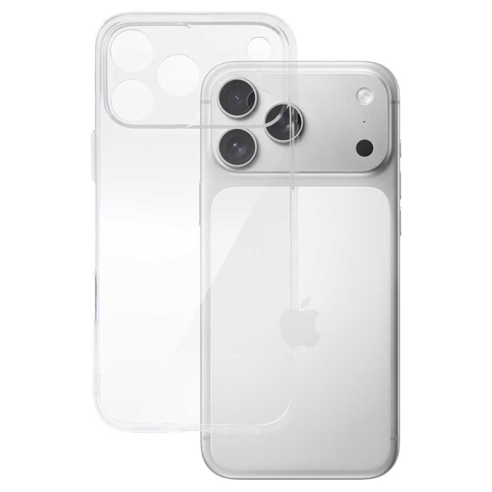Takasuojakuori 2 mm Perfect iPhone 17 Pro läpinäkyvä