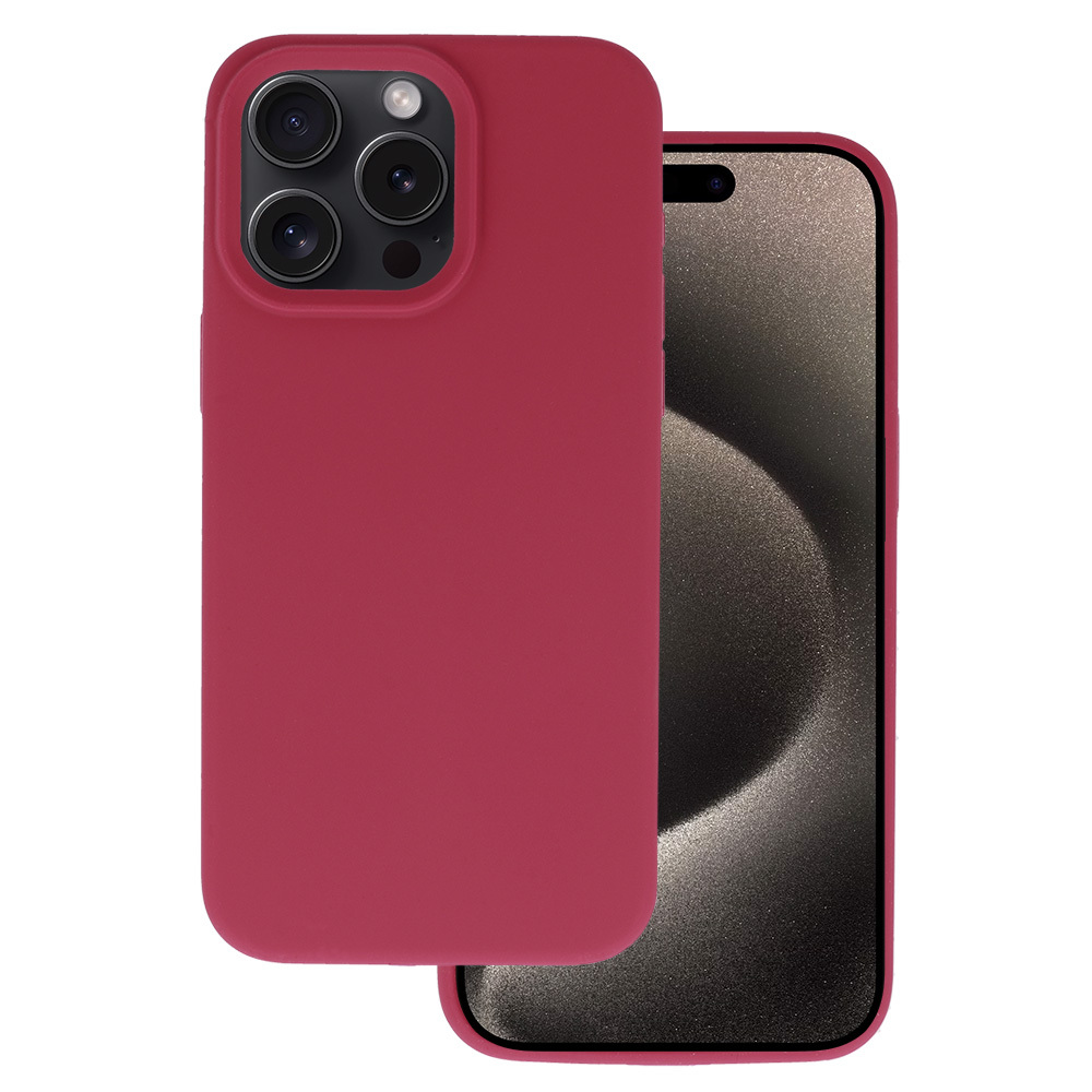 Silicone Lite Suojakuori iPhone 17 Air:lle viininpunainen