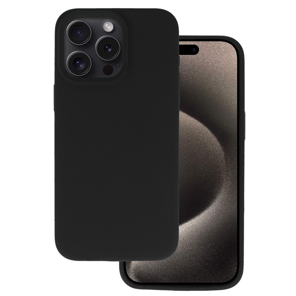 Silicone Lite Suojakuori iPhone 17 Air:lle musta