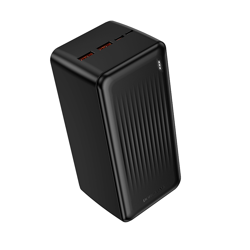 Borofone Power Bank 50000mAh BJ80C Clever - 2xUSB + Type C - QC 3.0 22,5W PD 20W black