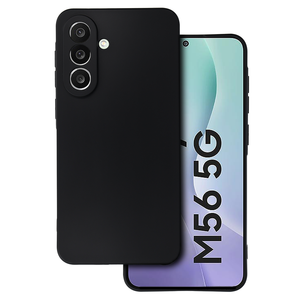 Back Case Matt Samsung Galaxy M56 5G:lle musta