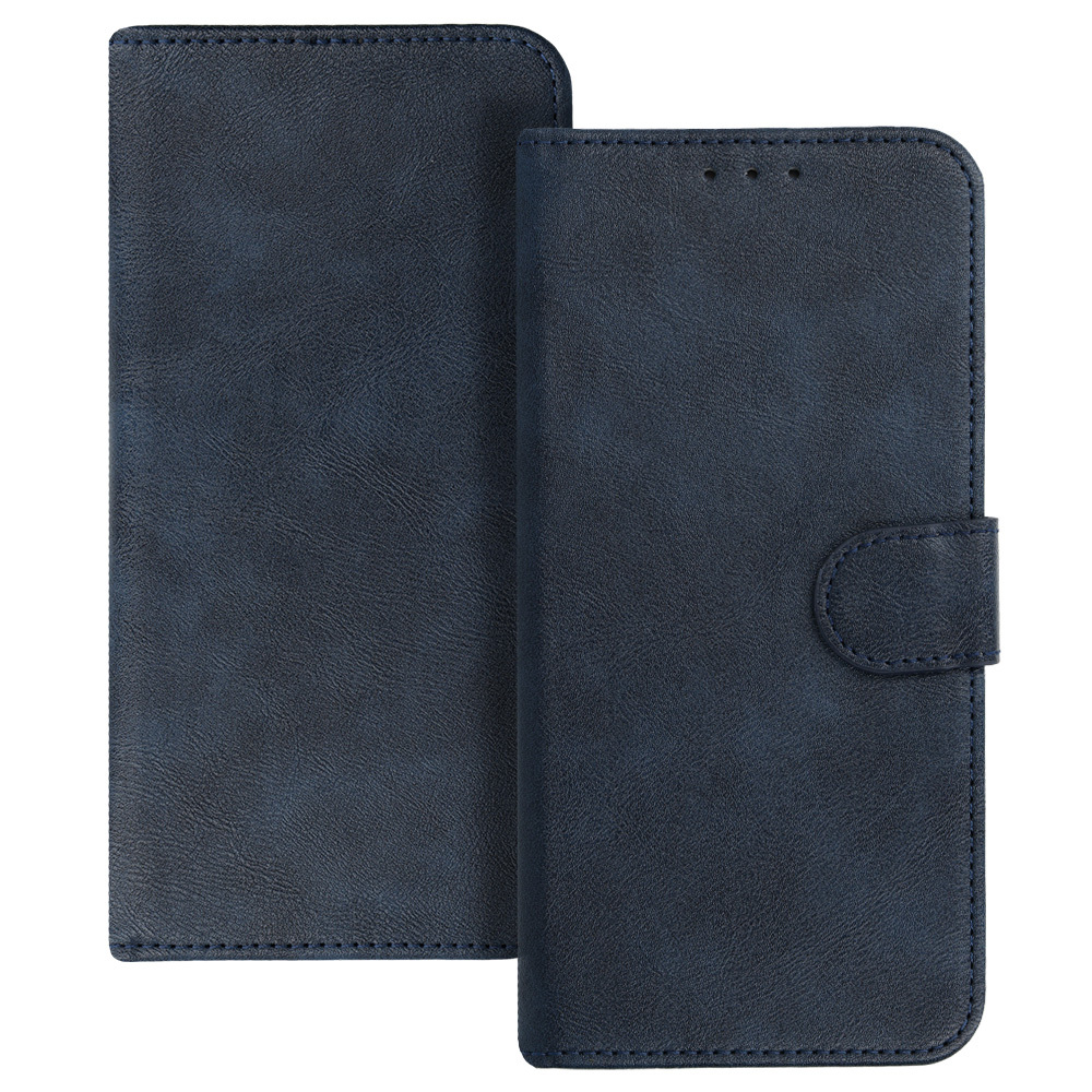 Yleinen Universal Läppäsuojakuori - koko M - Samsung S21/S10/Note/Note 2/Note 3/Huawei P30 Lite/P9/P9 Lite/Sony Xperia Z3/Z4/Z5:lle laivastonsininen