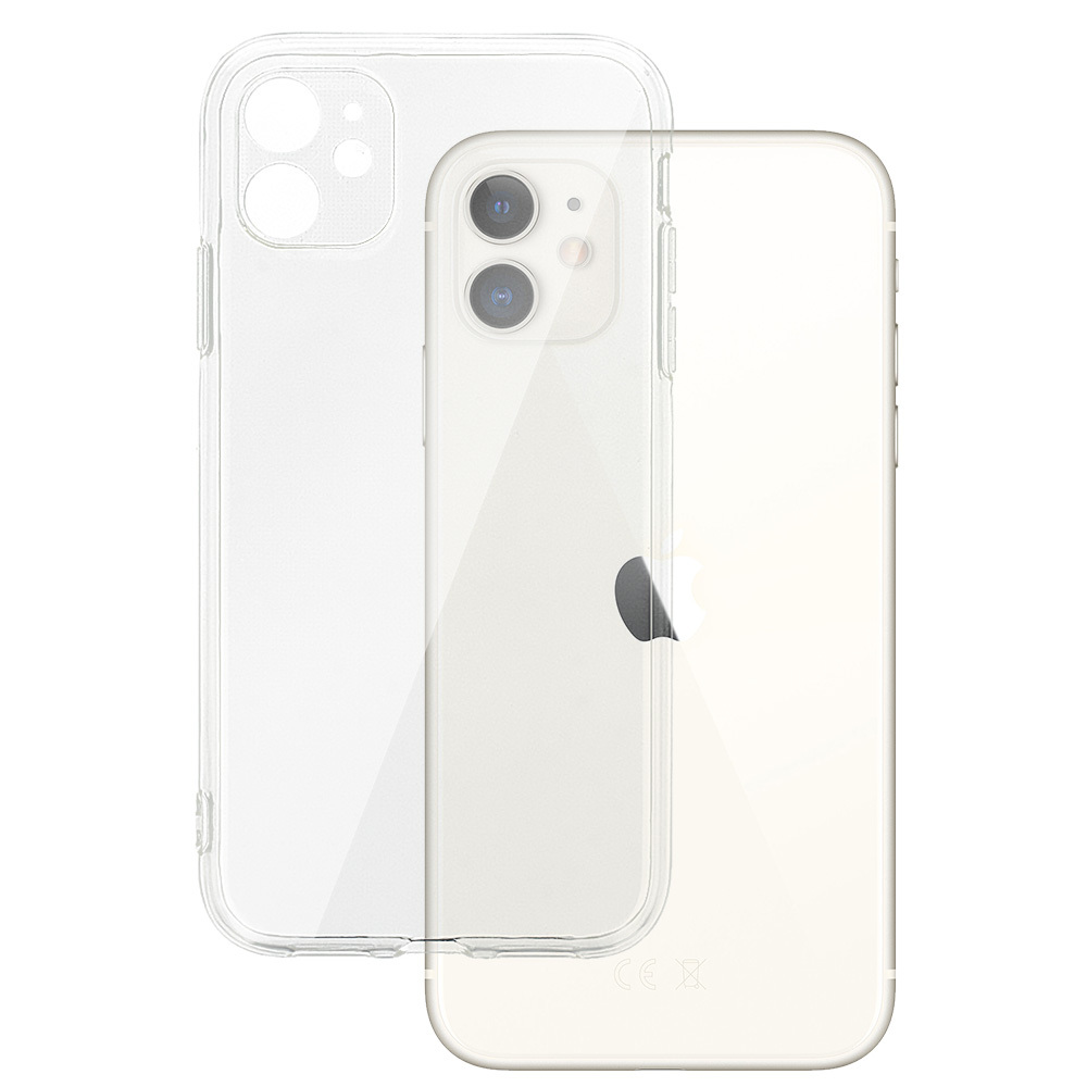 Takakuori 2mm iPhone 12 - läpinäkyvä