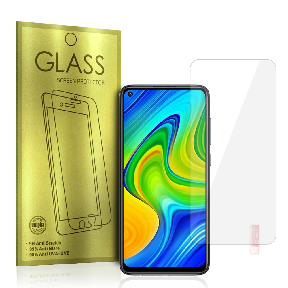 Karkaistu lasi Gold Xiaomi Redmi Note 9:lle