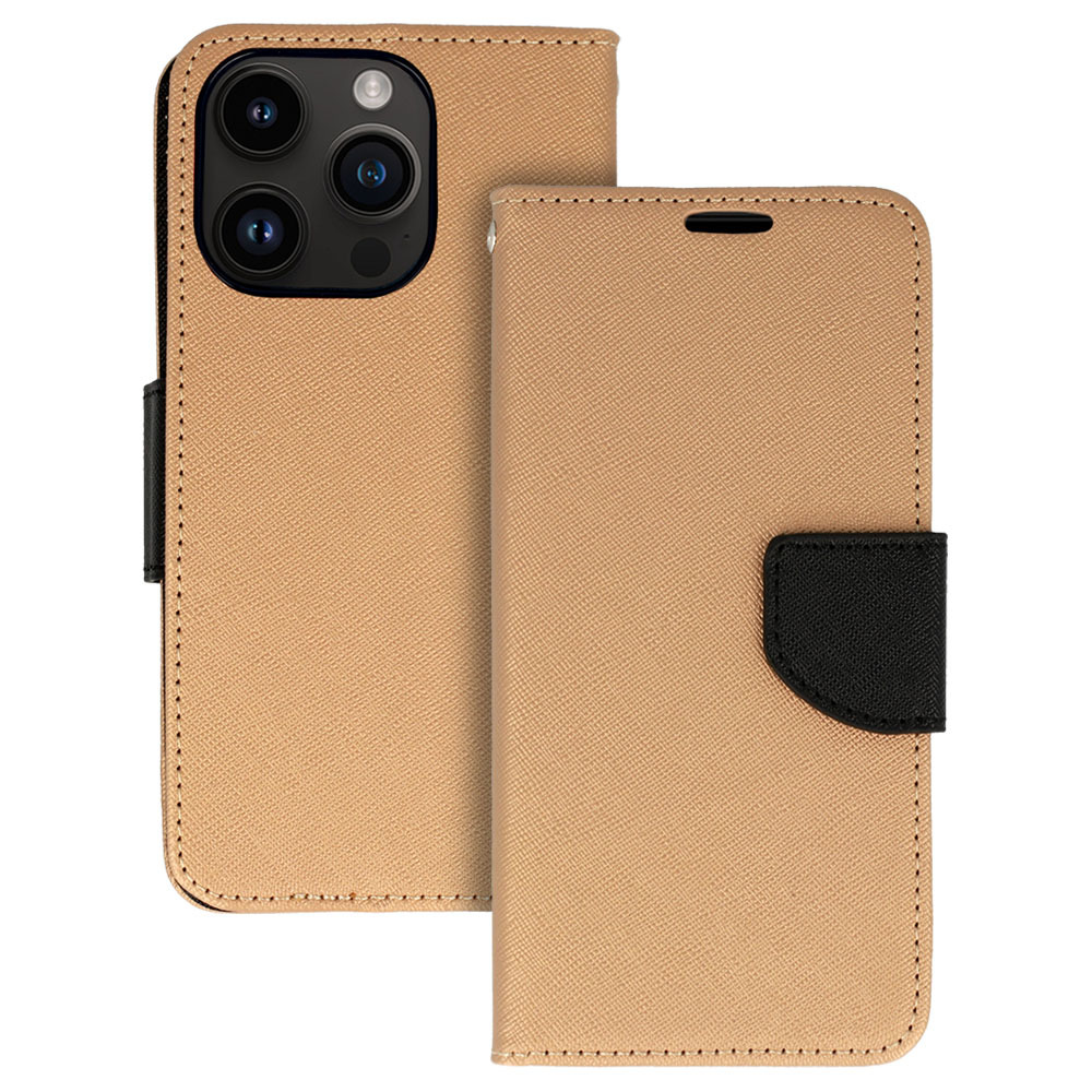 Fancy Suojakuori iPhone 12 Pro Max:lle - kultainen-musta