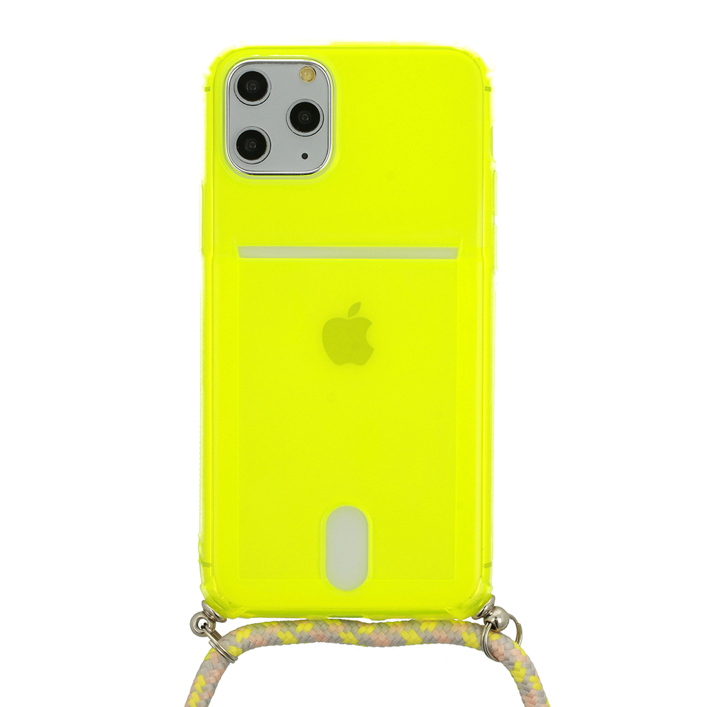 STRAP Fluo Suojakuori iPhone 12 Mini:lle - lime