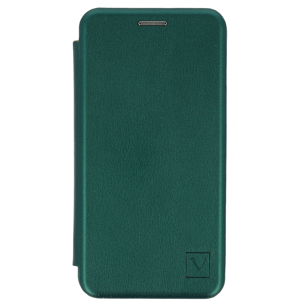 Book Vennus Elegance Suojakuori iPhone 12 Minille tummanvihreä