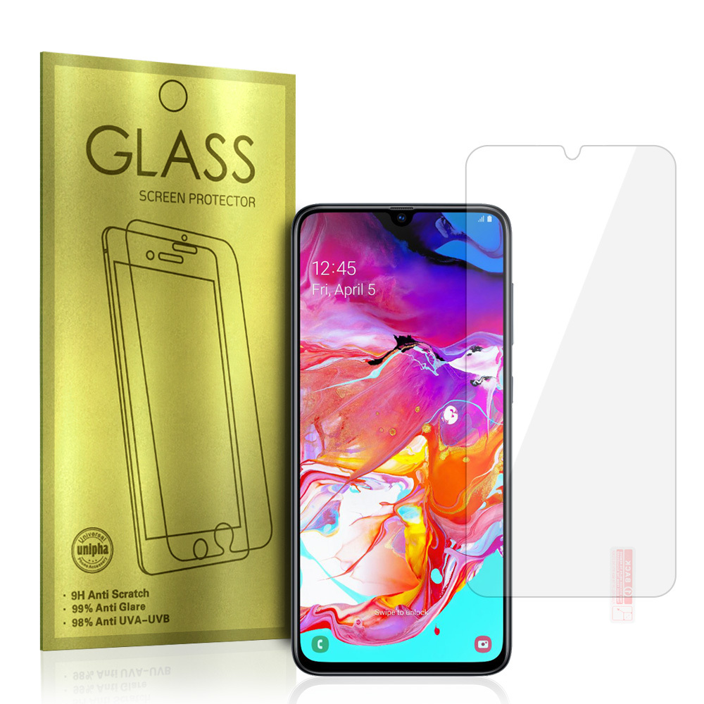 Gold Karkaistu lasi Samsung Galaxy A41:lle