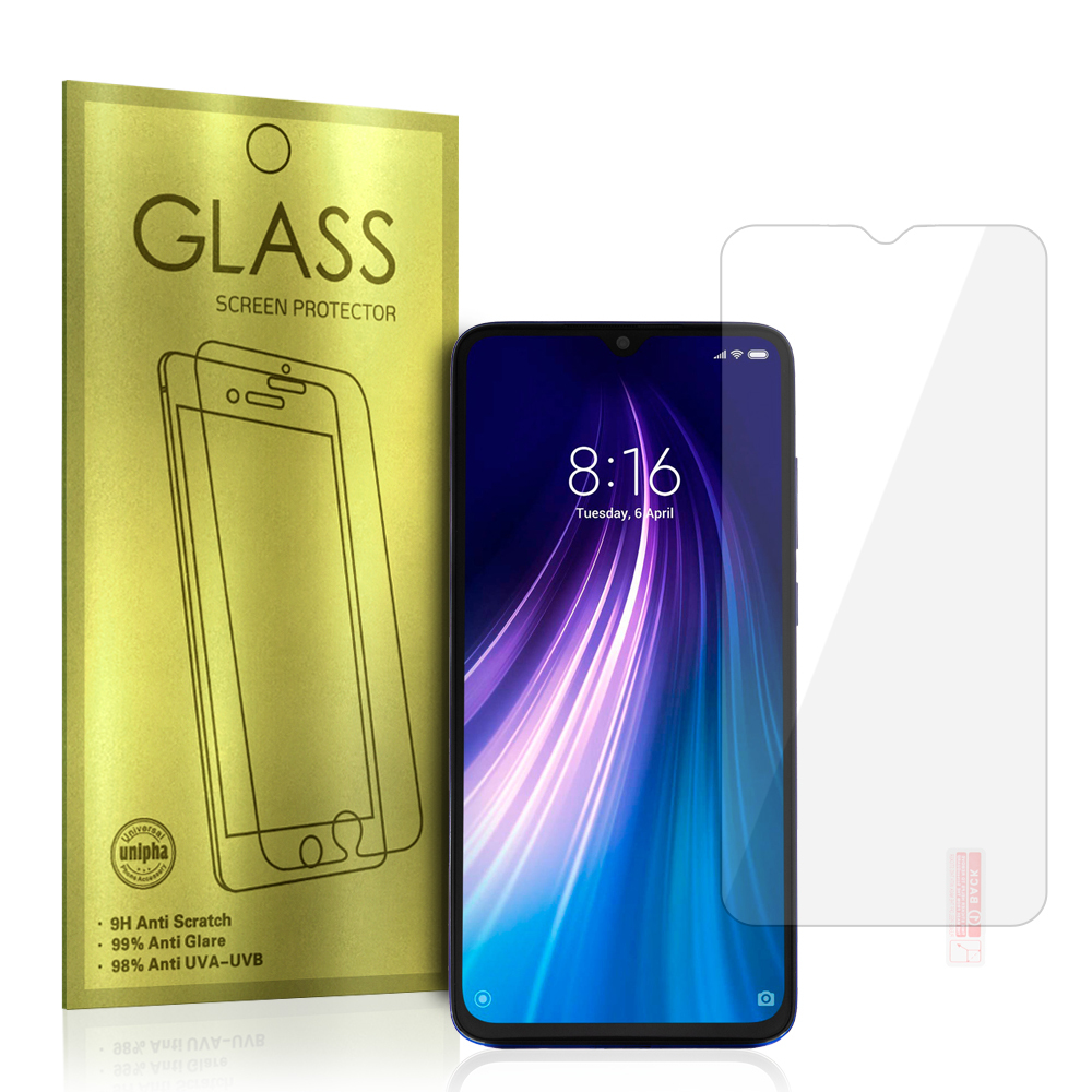 Gold Karkaistu lasi Xiaomi Redmi Note 8 Pro:lle