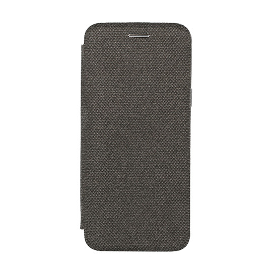 Vennus Book Cotton -lompakkokuori Samsung Galaxy A6 Plus 2018 - musta