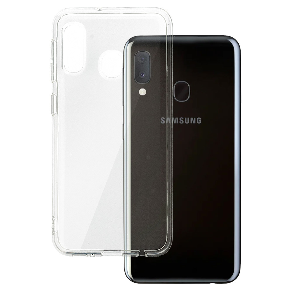 2 mm Perfect Suojakuori Samsung Galaxy A20e:lle - läpinäkyvä