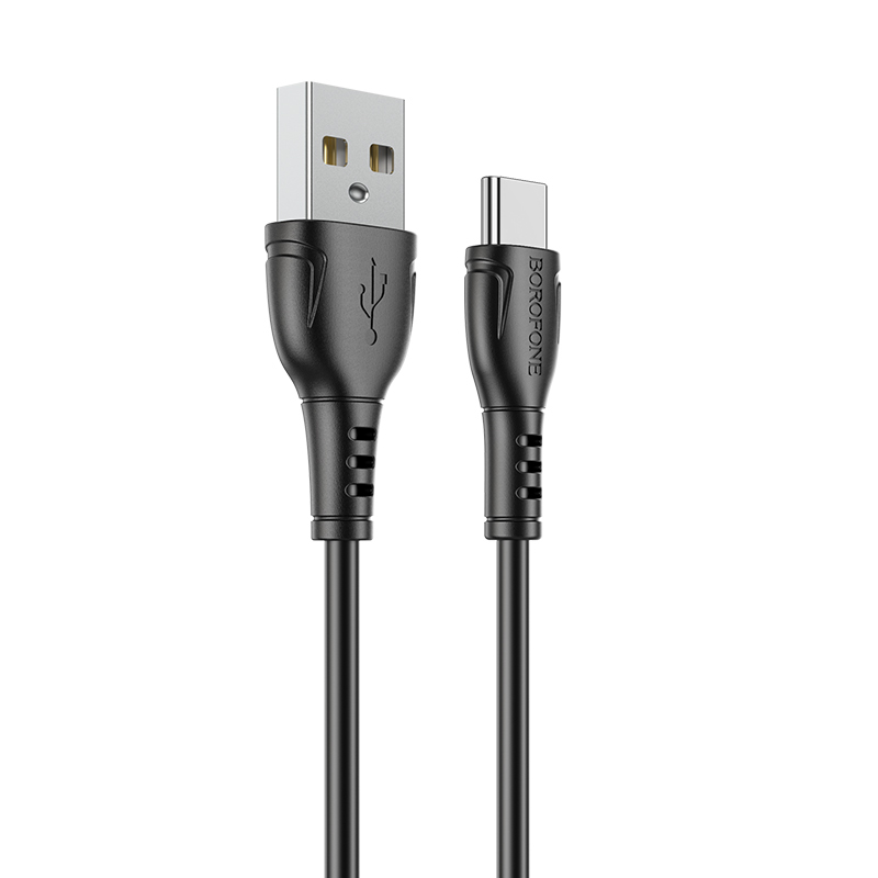 Borofone kaapeli BX51 Triumph - USB - Type-C - 3A 1 metri musta