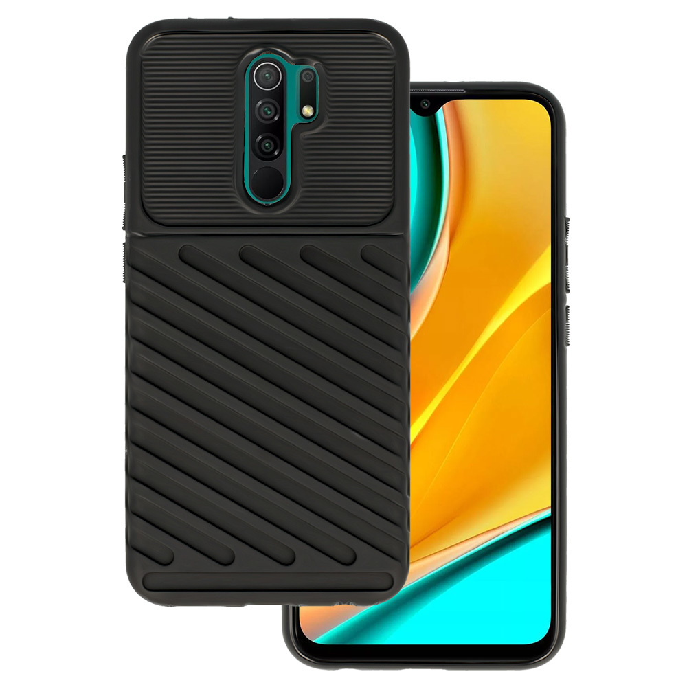 Thunder Suojakuori Xiaomi Redmi 9:lle - musta
