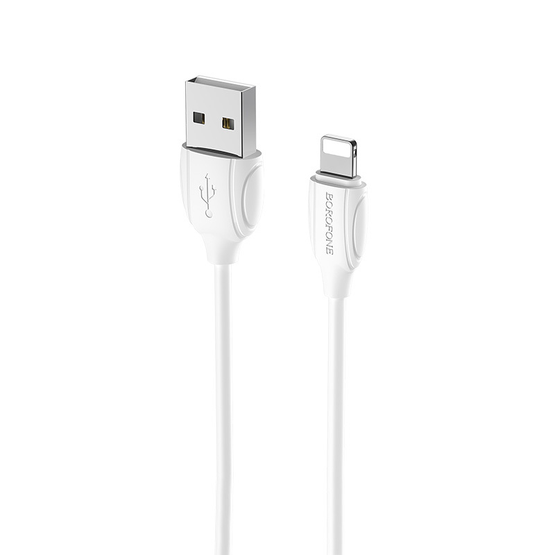 USB cable Borofone BX19 USB-A to Lightning 1.0m white