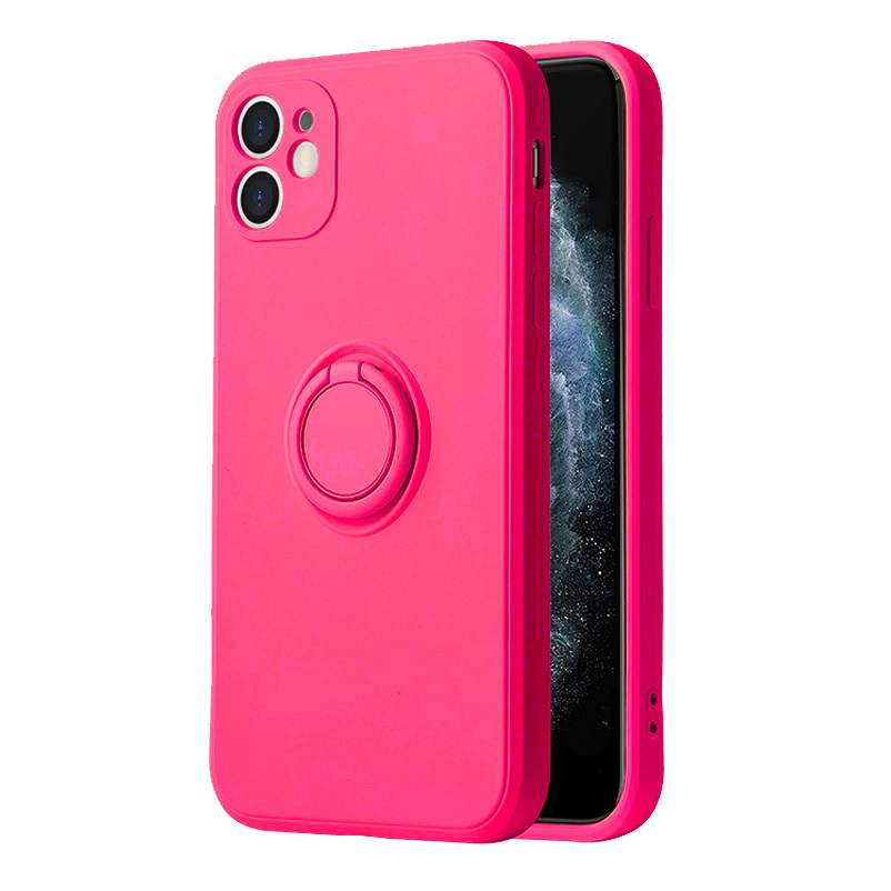 Vennus Silikoninen rengas iPhone 11 Pro:lle vaaleanpunainen