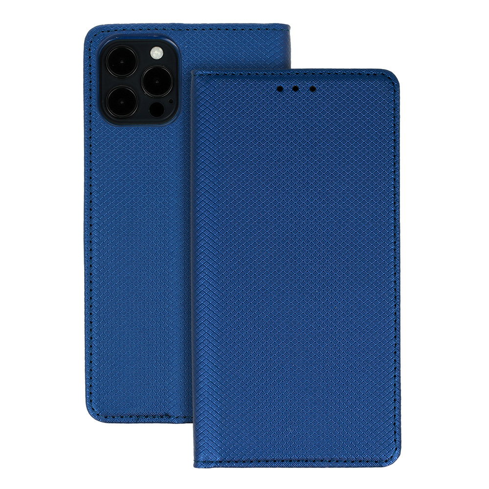 Smart Book MAGNET Läppäsuojakuori Xiaomi Redmi Note 11 Pro/Note 11 Pro 5G:lle laivastonsininen