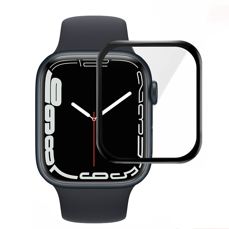 Akryyli karkaistu lasi Full Glue Apple Watch 7/8/9 45mm:lle