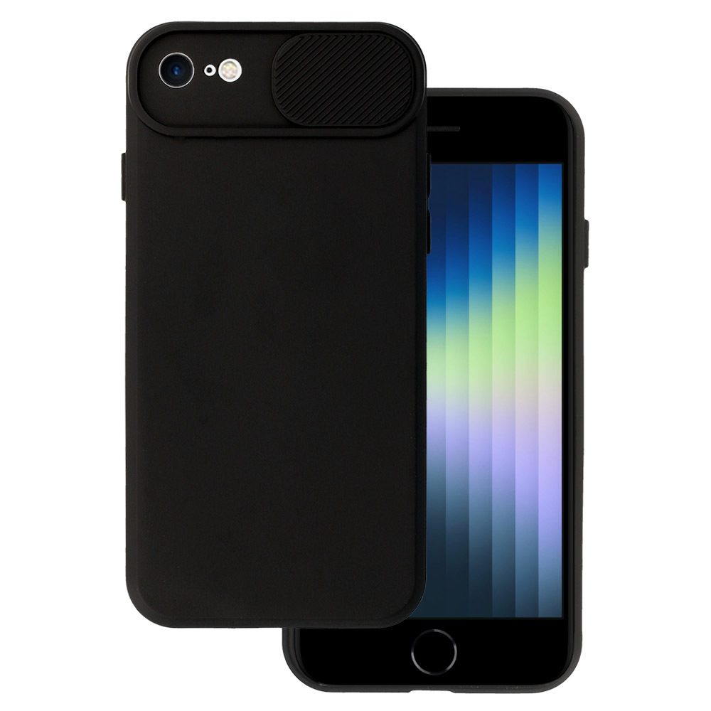 Camshield Soft Suojakuori iPhone 7 Plus/8 Plus:lle musta