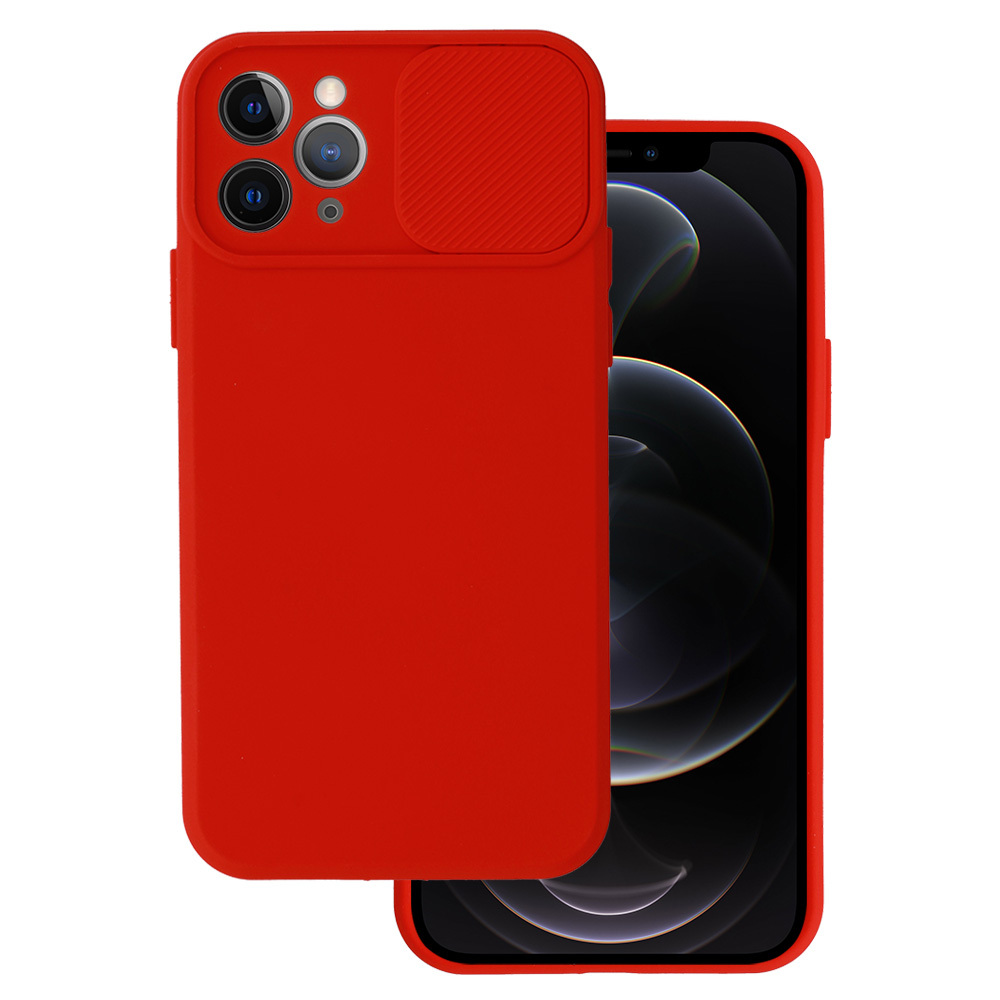 Camshield Soft Suojakuori iPhone 11 Pro:lle punainen