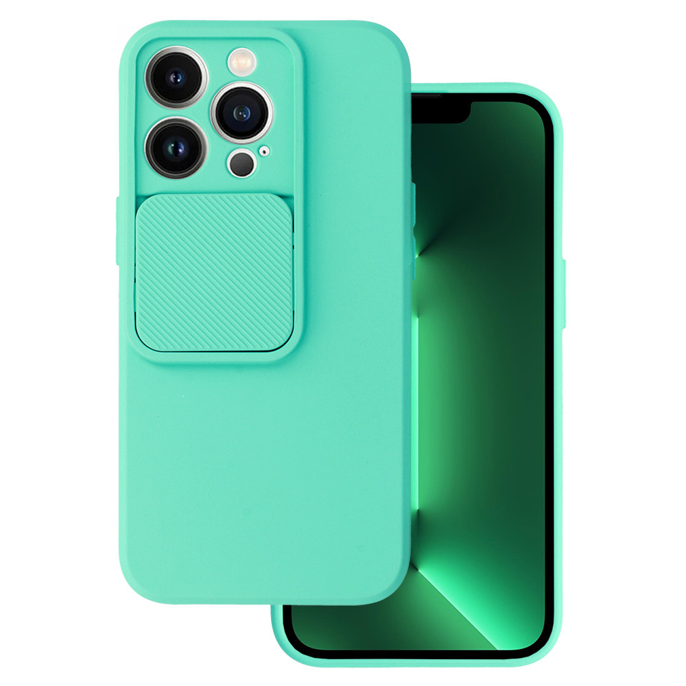 Camshield Soft Suojakuori iPhone 13 Pro:lle minttu