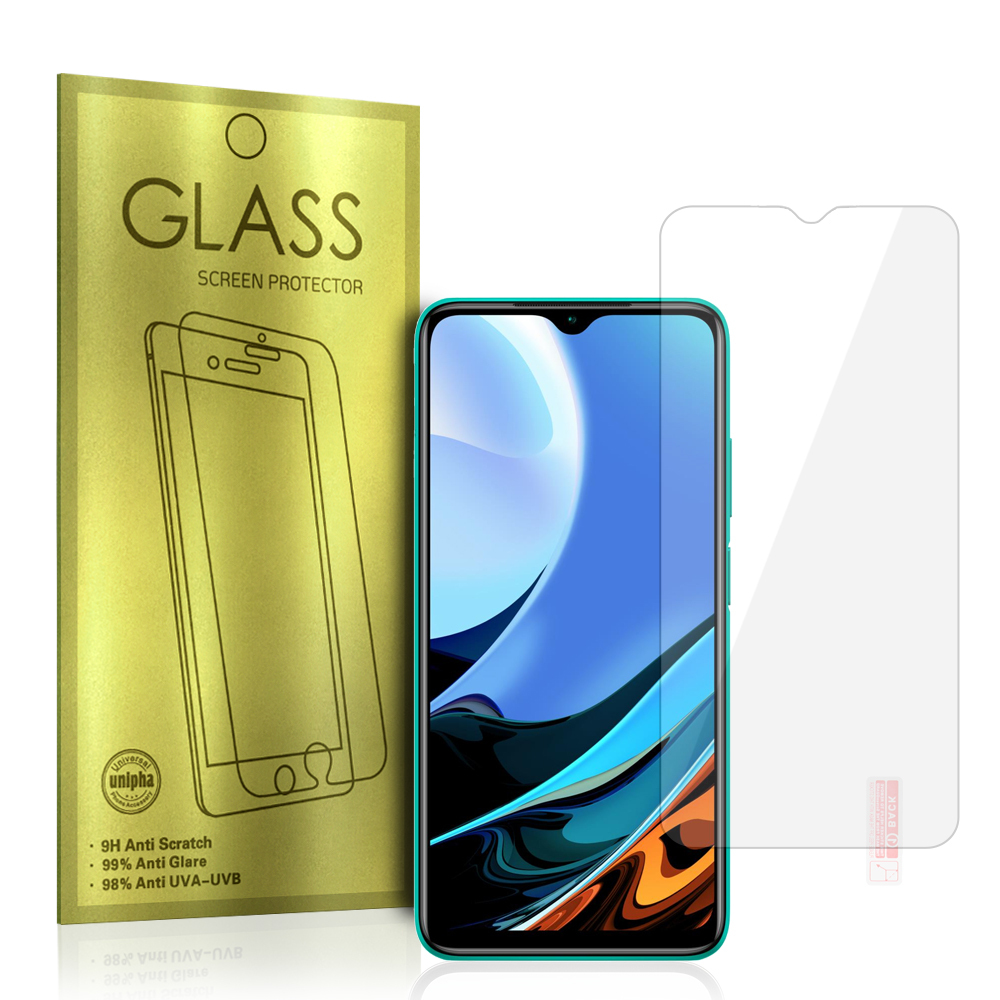 Karkaistu lasi kultainen kehys Xiaomi Redmi 9T / Poco M3:lle