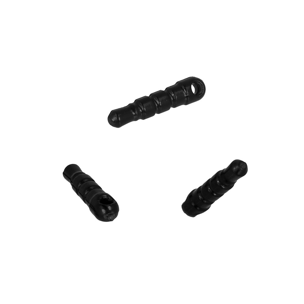 Silikoni pölytulppa Jack 3,5mm musta - 10 kpl