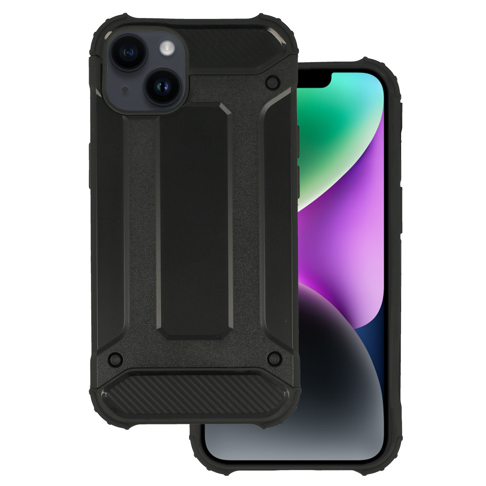 Armor Carbon Suojakuori iPhone 14:lle musta