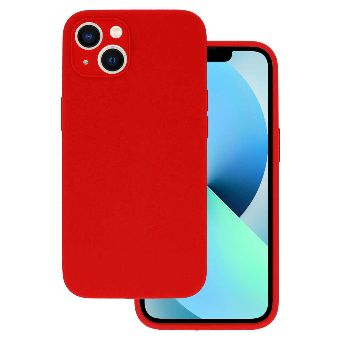 Vennus Silikoninen Lite Suojakuori iPhone 14 Plus:lle punainen
