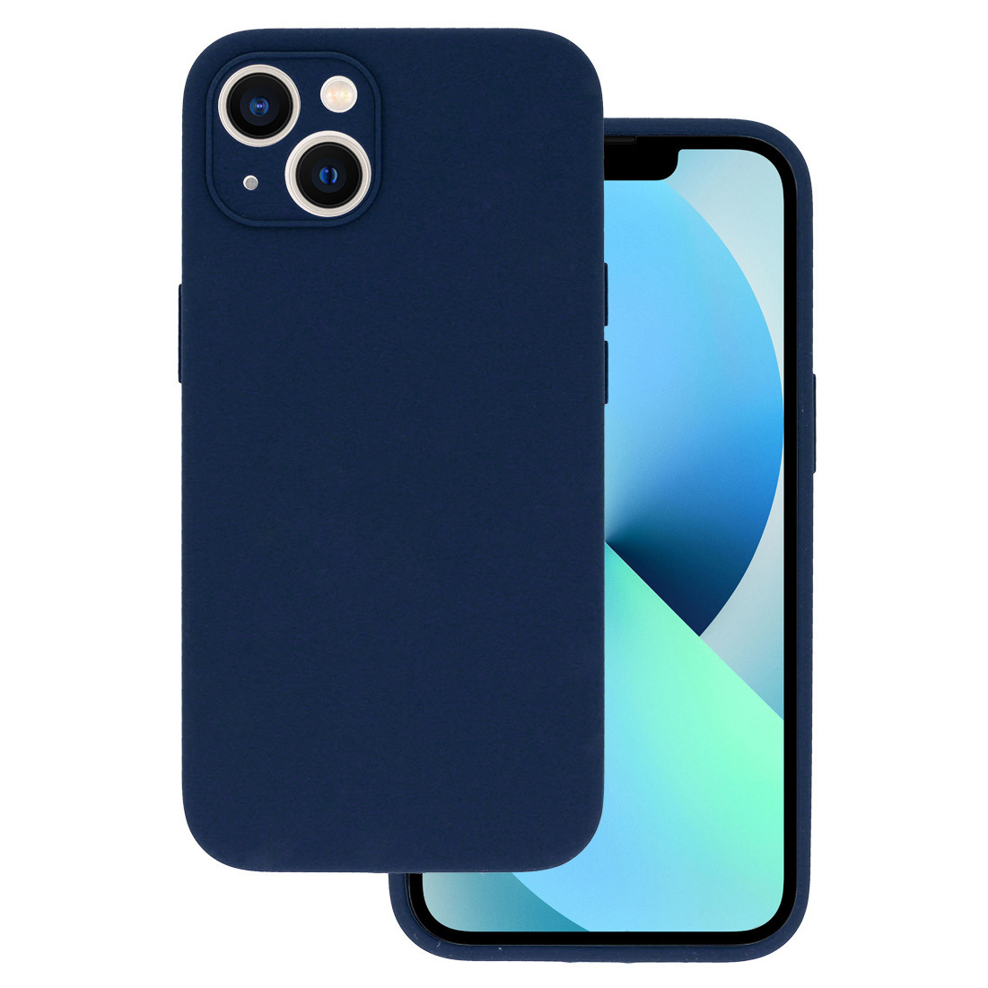 Vennus Silikoninen Lite Suojakuori iPhone 14 Plus:lle tummansininen