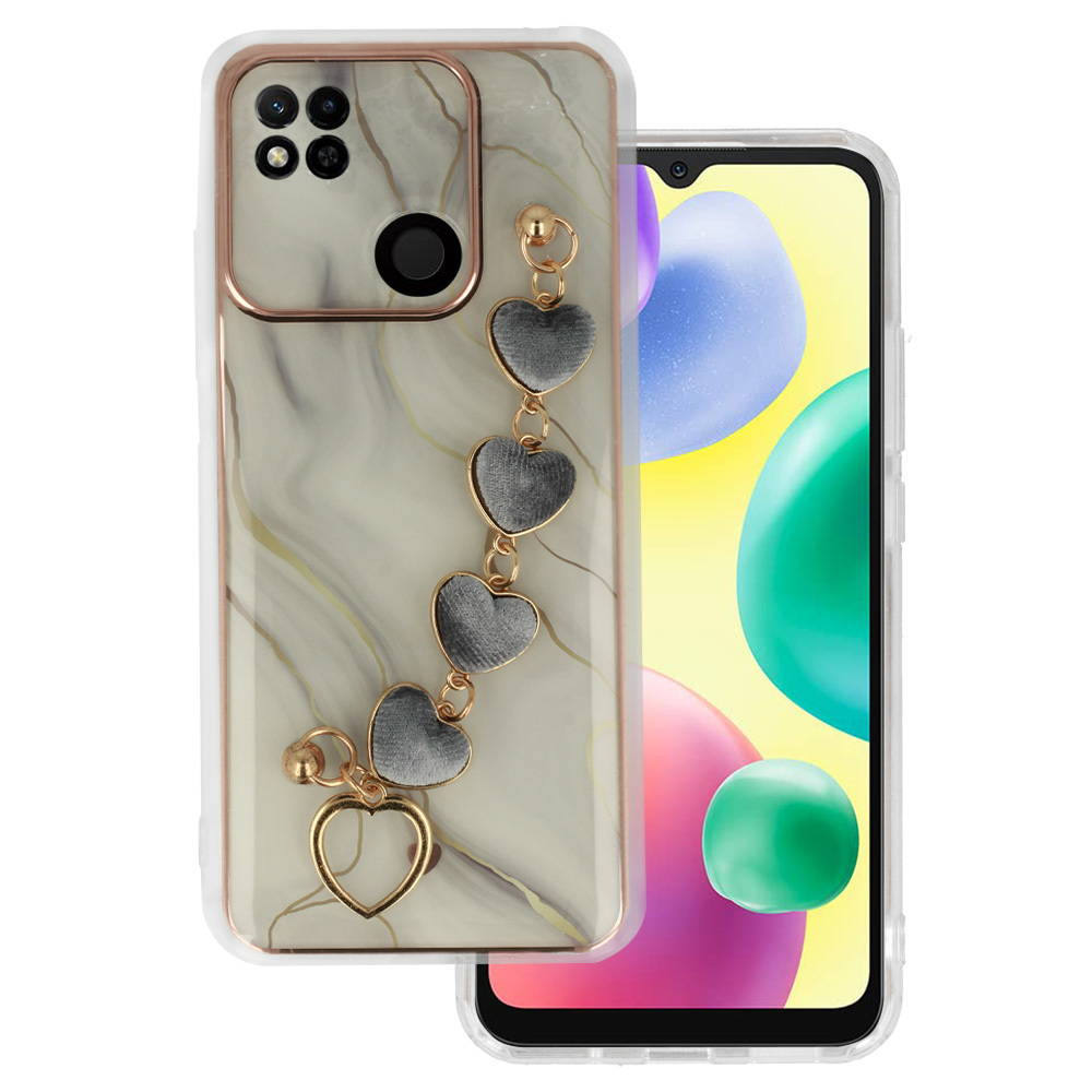 Trend Suojakuori Xiaomi Redmi 10A:lle - design 1 - valkoinen