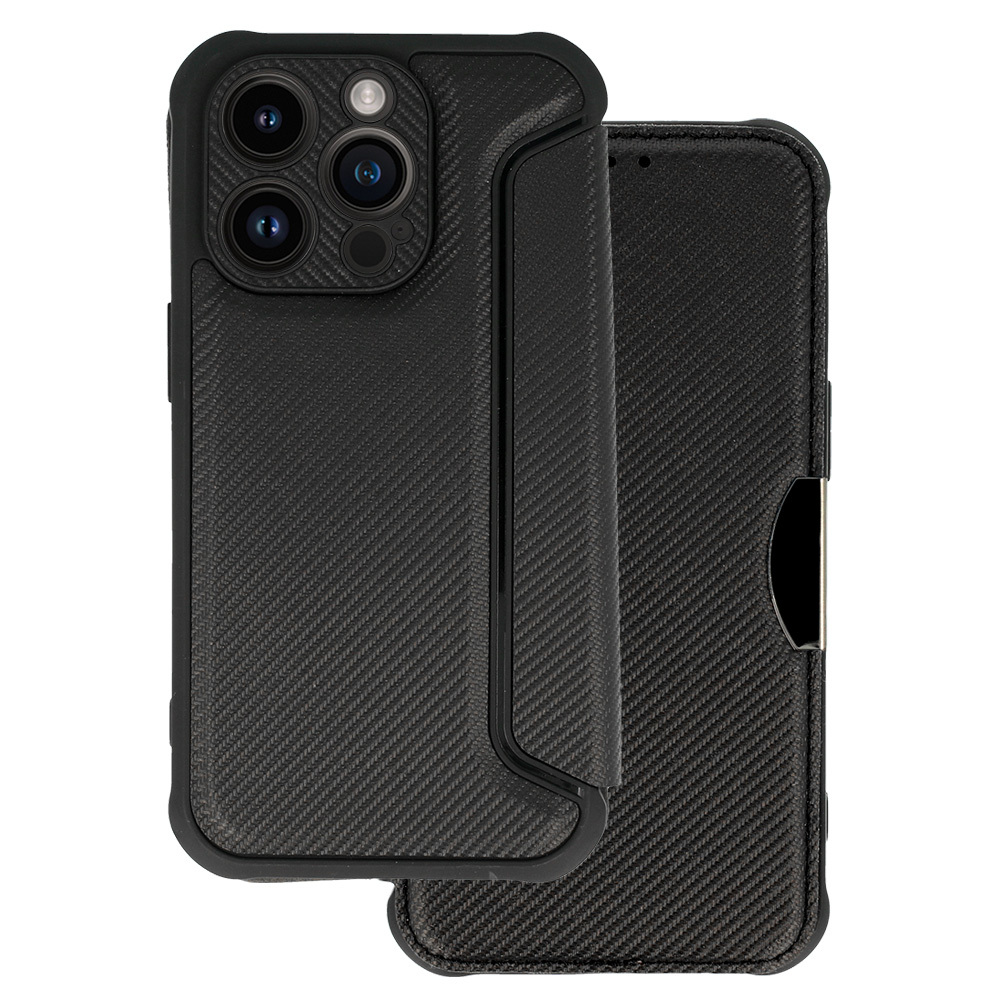 Razor Carbon Läppäsuojakuori iPhone 14 Pro Max:lle musta