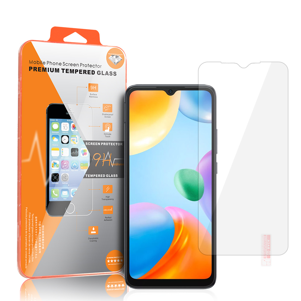 Tempered Glass Orange for XIAOMI REDMI 10C/12C / Poco C40