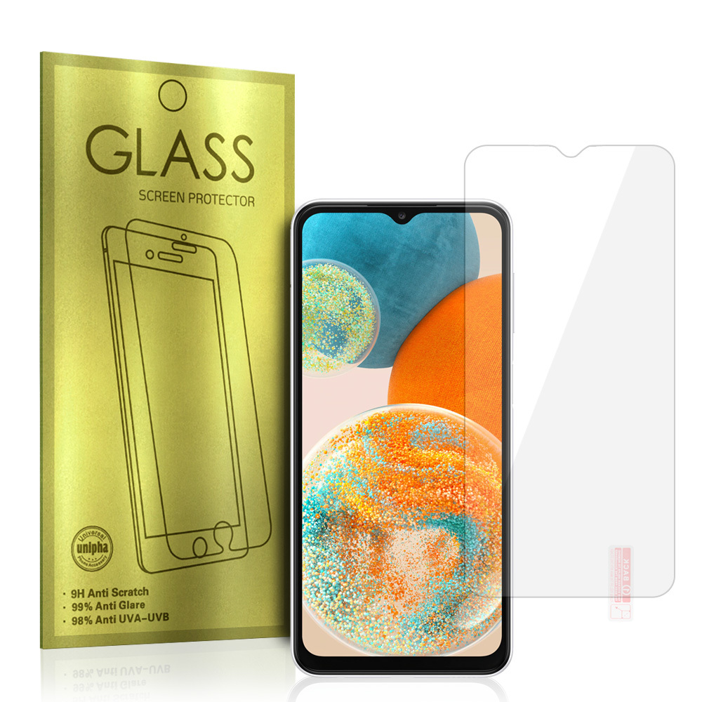 Karkaistu lasi kultainen Samsung Galaxy A23 4G/5G:lle