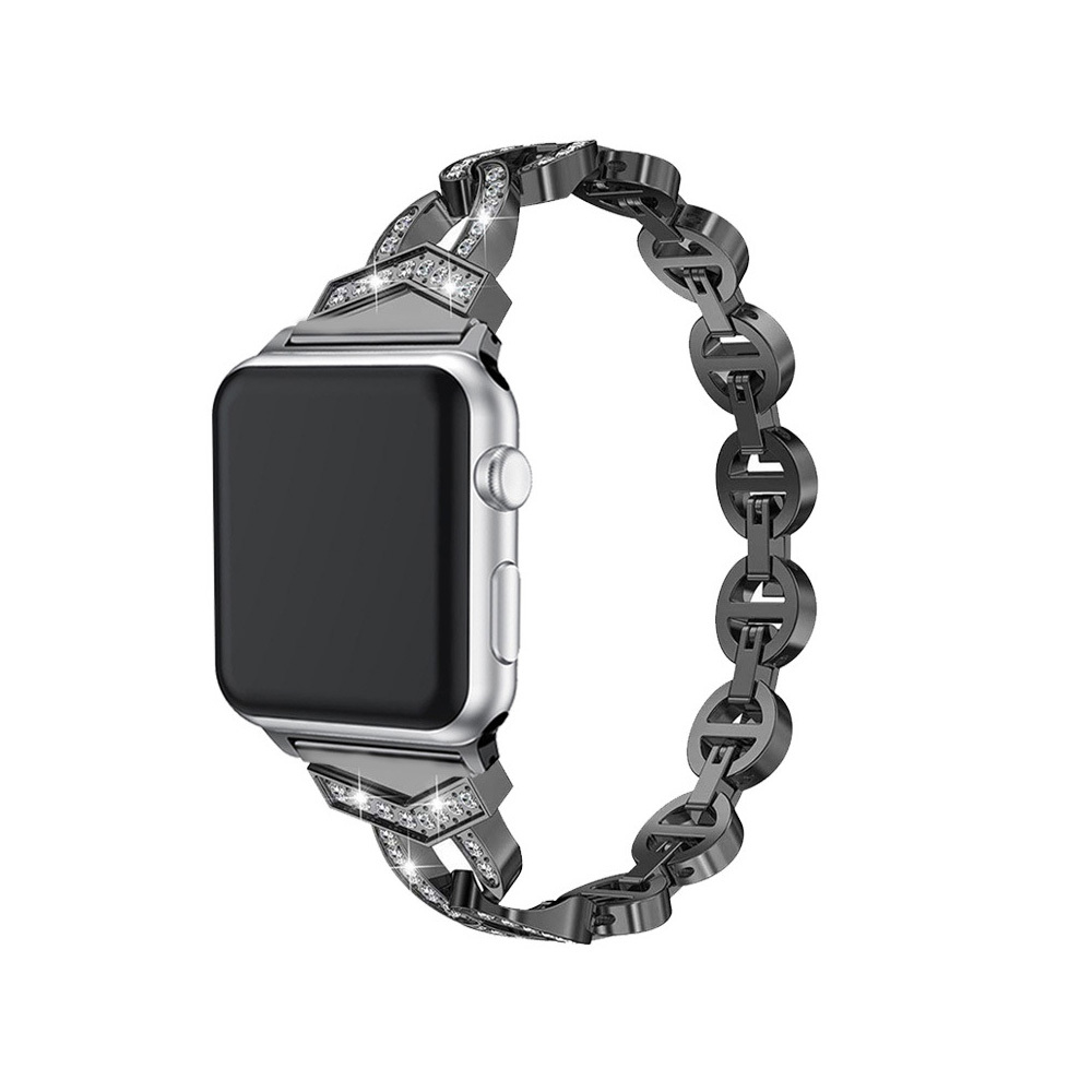 Loop-ranneke Apple Watch 42/44/45:lle design 3 musta