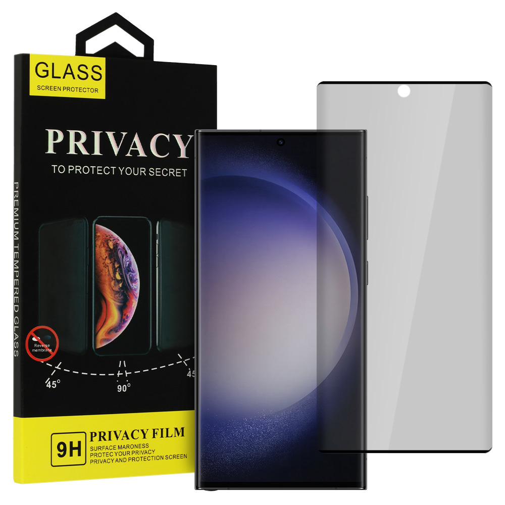 Tempered Glass Privacy Glass for SAMSUNG GALAXY S22 ULTRA BLACK